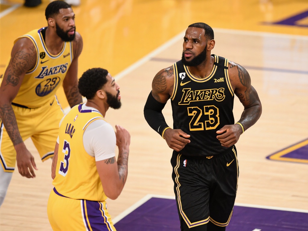 【NBA焦点战】湖勇巅峰对决,春晚再续,谁能笑到最后? 湖人近期状态有所回升,勒布朗·詹姆斯(L