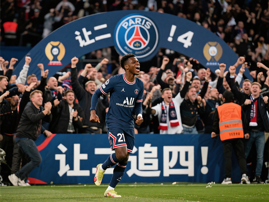 巴黎惊险翻盘!让二追四击败敦刻尔克挺进法国杯决赛 在比赛结束后,巴黎球迷瞬间爆发了内心的狂