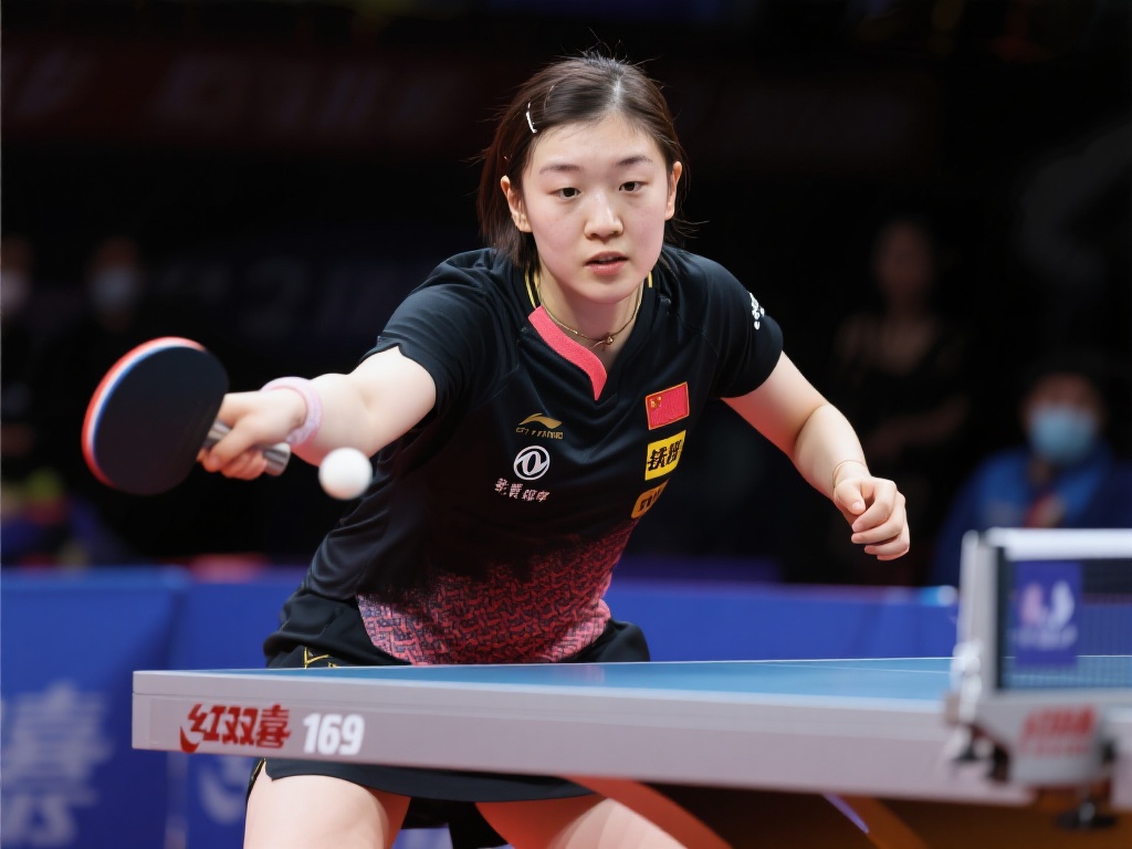 在最近的乒乓球赛事中，一位年轻选手以出色