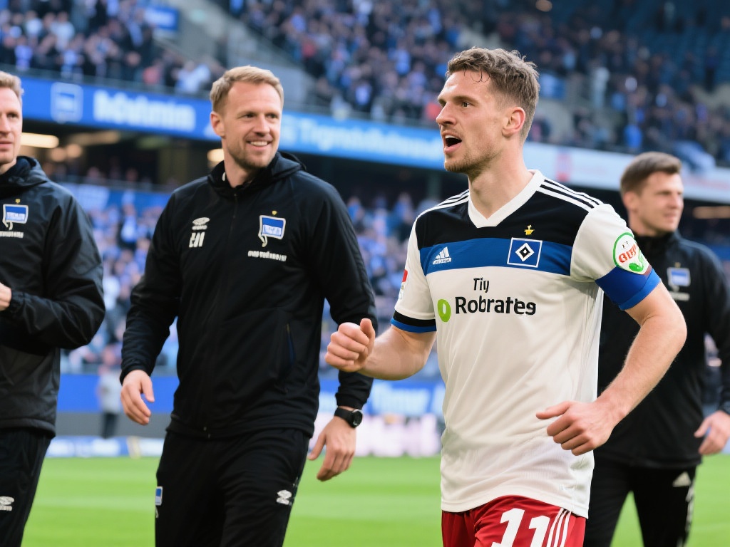 汉堡重返德甲联赛 苦等7年终于如愿 在汉堡重返德甲的道路上,有几位人物功不可